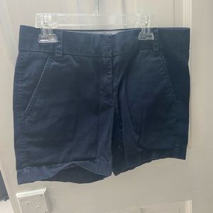 Navy Blue J Crew Preppy Womens Shorts